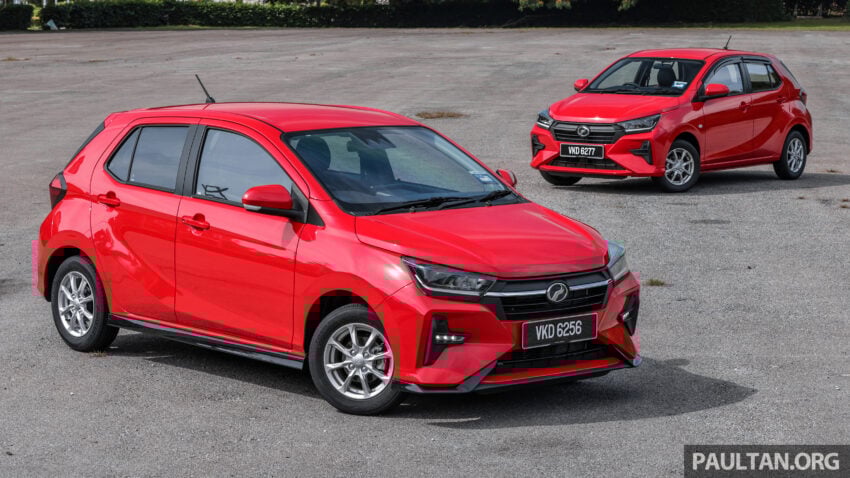 2023 Perodua Axia 1.0 AV 与 1.0 X 新车完整对比实拍 210095