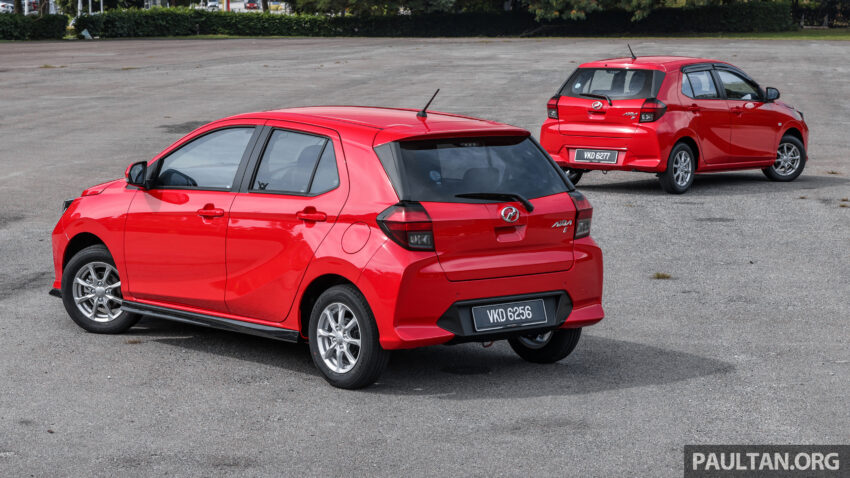 2023 Perodua Axia 1.0 AV 与 1.0 X 新车完整对比实拍 210096