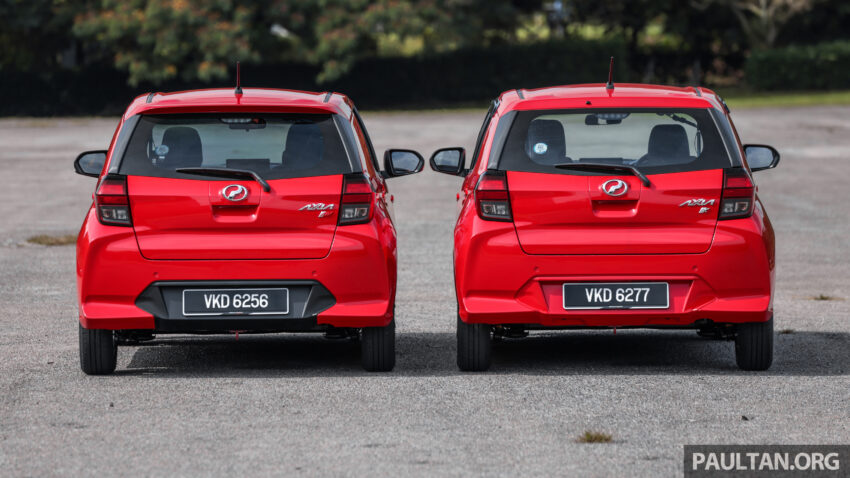 2023 Perodua Axia 1.0 AV 与 1.0 X 新车完整对比实拍 210085