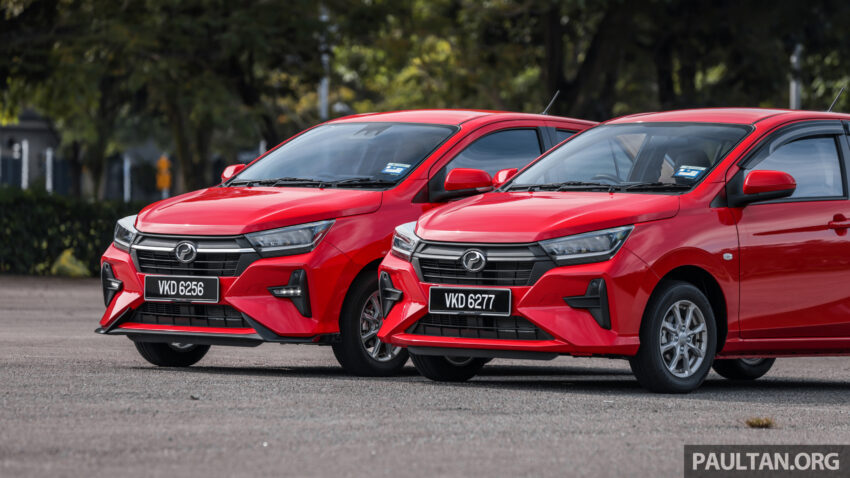 2023 Perodua Axia 1.0 AV 与 1.0 X 新车完整对比实拍 210090
