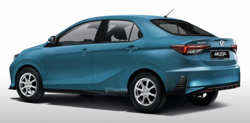 设计师绘制渲染图，全新大改款 Perodua Bezza 长这样？ 209044