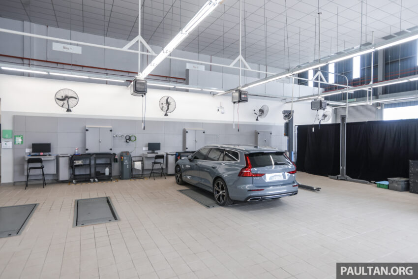 Volvo Setia Alam 3S中心开幕, 免费AC充电桩, 可修复车身 210331