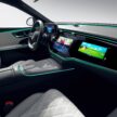 W214 Mercedes-Benz E-Class 内装照发布, 三大荧幕组成