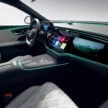 W214 Mercedes-Benz E-Class 内装照发布, 三大荧幕组成