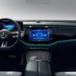 W214 Mercedes-Benz E-Class 内装照发布, 三大荧幕组成