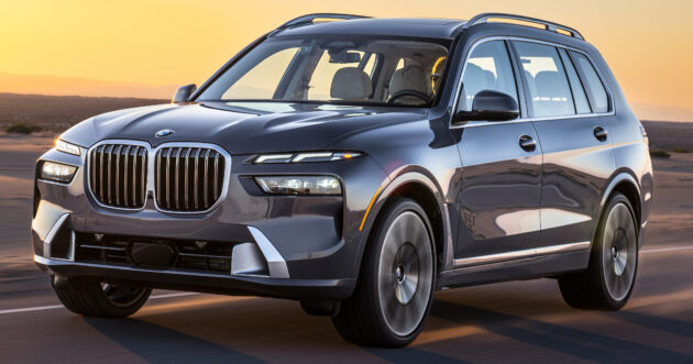 2023 BMW X7 xDrive40i 小改款本地上市, 全新双层式车头设计, 3.0L涡轮引擎+48V微型油电, 5.8秒破百, 售价65.5万