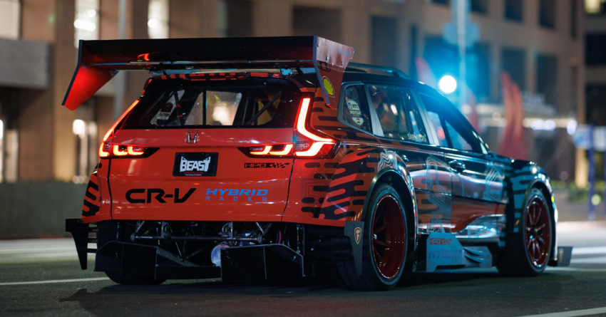 SUV也可以很热血！Honda CR-V Hybrid Racer 官图释出，搭载中后置V6双涡轮增压引擎，最大输出800匹马力 210700