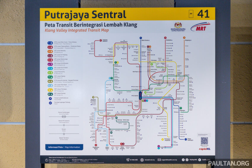 MRT Putrajaya 干线正式启用, 全长57.7公里共36停靠站 212806