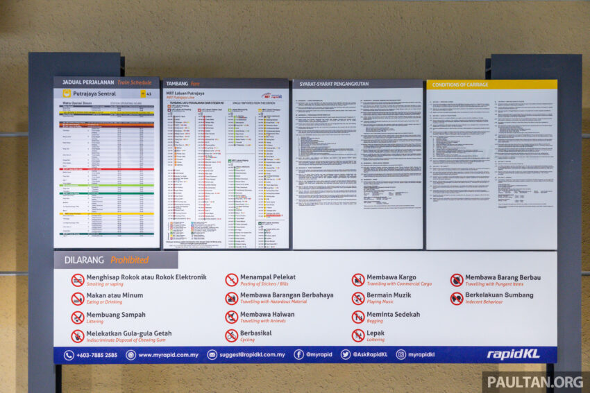MRT Putrajaya 干线正式启用, 全长57.7公里共36停靠站 212808