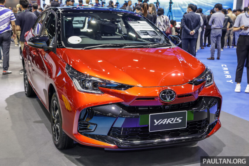 2023 Toyota Yaris 小改款泰国曼谷车展实拍, 没有大改款 213612