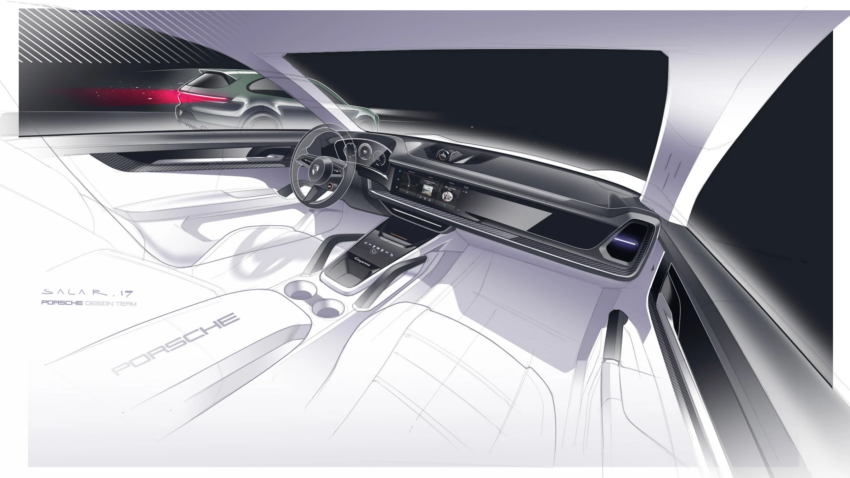 4月18日首发，2024 Porsche Cayenne 小改款内饰曝光 214645
