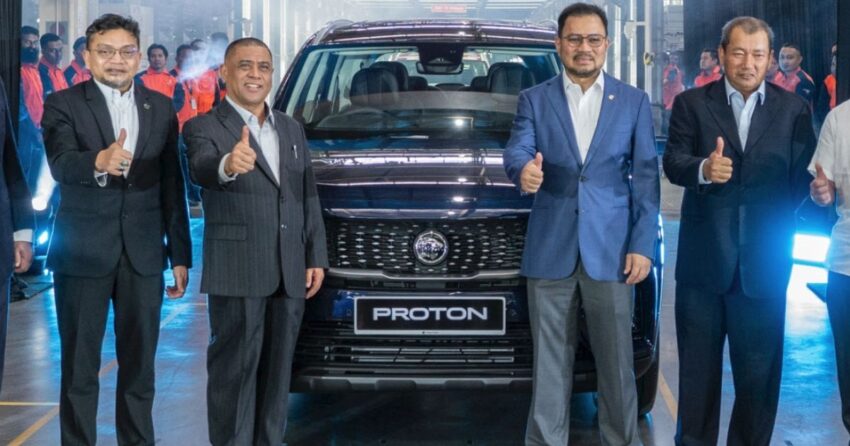 Proton X90 正式下线首次对外亮相, 确认搭 MHEV 系统 212413