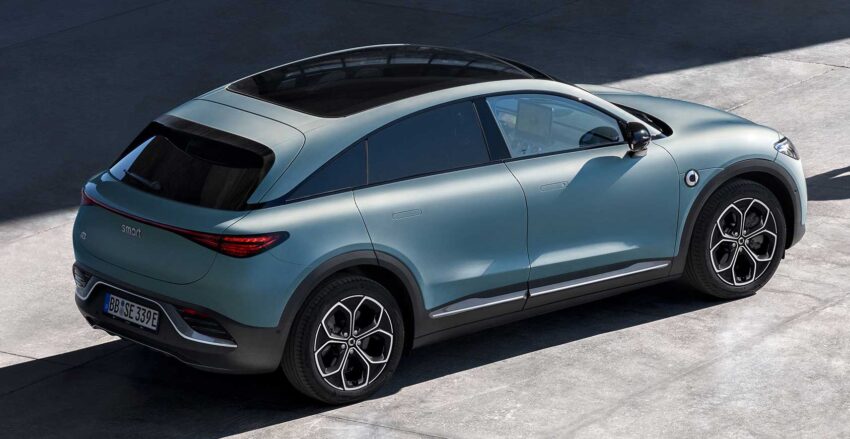 smart #3 上海车展首发, 拥流线型车尾的纯电动跑格SUV 217476