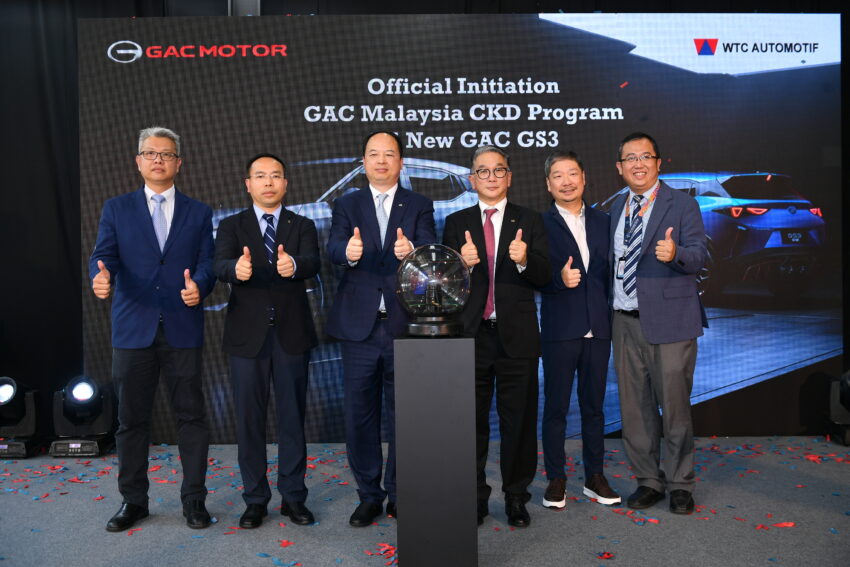 WTCA 拟投资逾6,000万令吉与广汽携手在马展开本地组装业务；全新一代 GAC GS3 B-Segment SUV 明年4月投产 219231