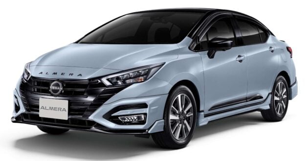 2023 Nissan Almera 小改款登陆泰国, 外观与配备小升级