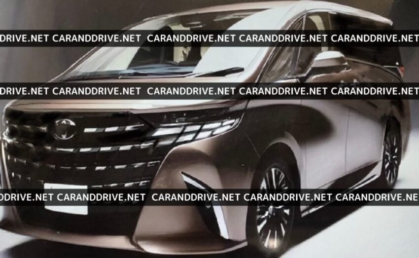 日媒提前曝光全新 Toyota Alphard 与 Vellfire 外观造型 220420