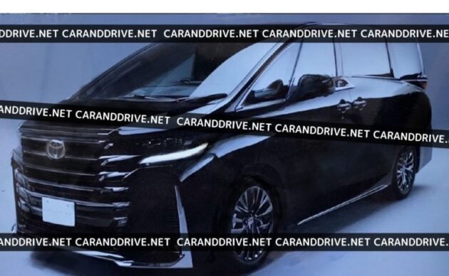 日媒提前曝光全新 Toyota Alphard 与 Vellfire 外观造型