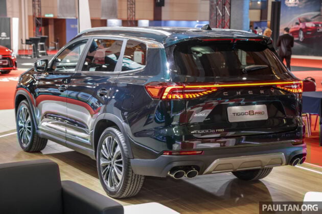 Chery Tiggo 8 Pro 亮相本地车展, 2.0L四缸涡轮引擎+DCT变速箱+前驱, 完整主被动安全配备, 七人座设定, 售价16万?