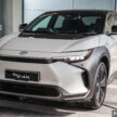 总代理明示近期内即将发布, Toyota bZ4X EV 再次亮相