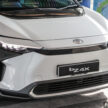总代理明示近期内即将发布, Toyota bZ4X EV 再次亮相