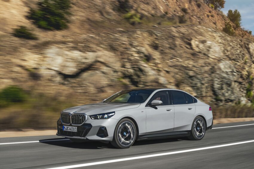 2024 G60/G60E BMW 5 系列大改款全球首发, 包含 i5 纯电动版本, 全新外观与内装设计, 车身尺码更大, iDrive 8.5系统 220645
