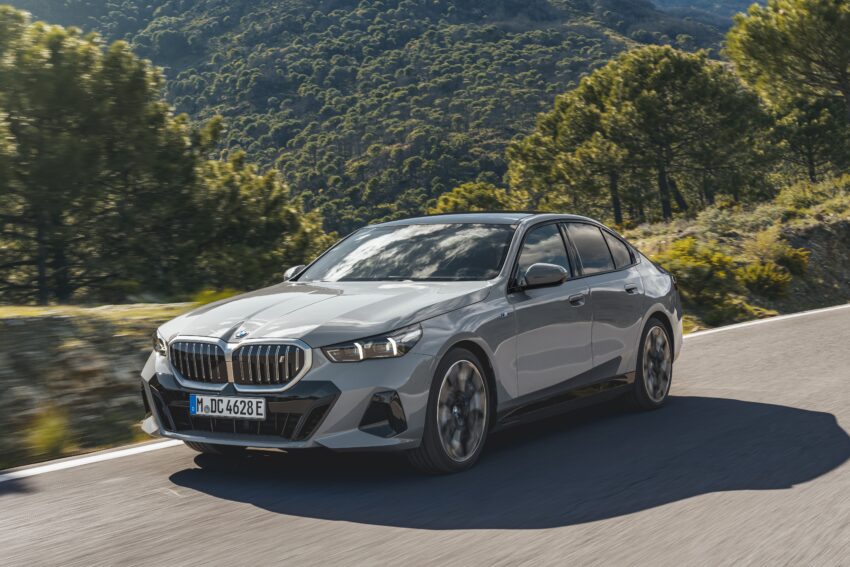 2024 G60/G60E BMW 5 系列大改款全球首发, 包含 i5 纯电动版本, 全新外观与内装设计, 车身尺码更大, iDrive 8.5系统 220649