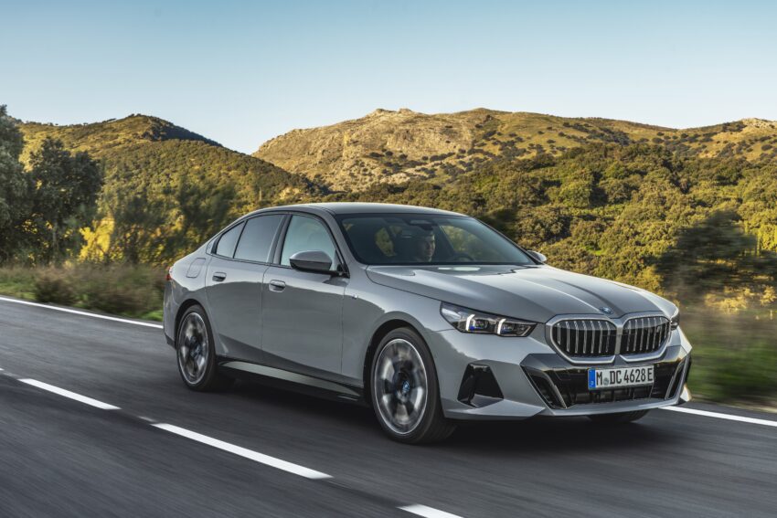 2024 G60/G60E BMW 5 系列大改款全球首发, 包含 i5 纯电动版本, 全新外观与内装设计, 车身尺码更大, iDrive 8.5系统 220669