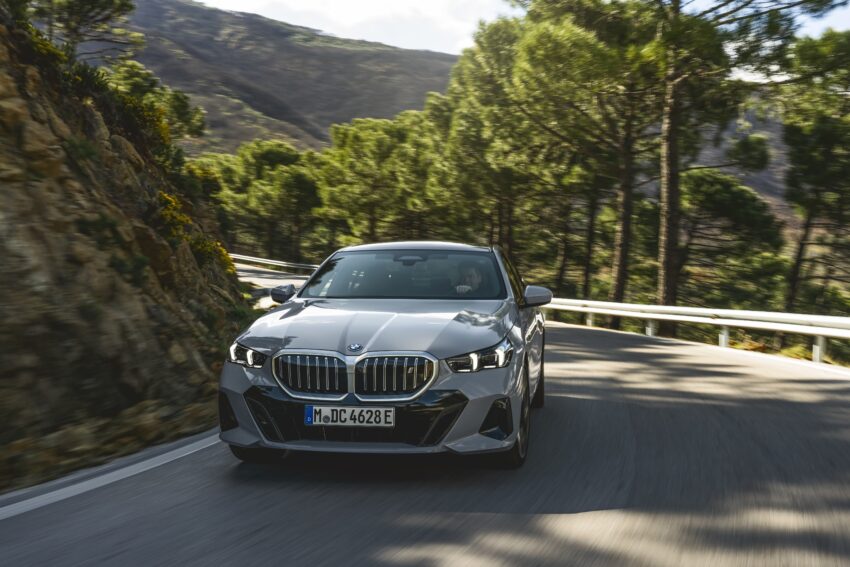 2024 G60/G60E BMW 5 系列大改款全球首发, 包含 i5 纯电动版本, 全新外观与内装设计, 车身尺码更大, iDrive 8.5系统 220679