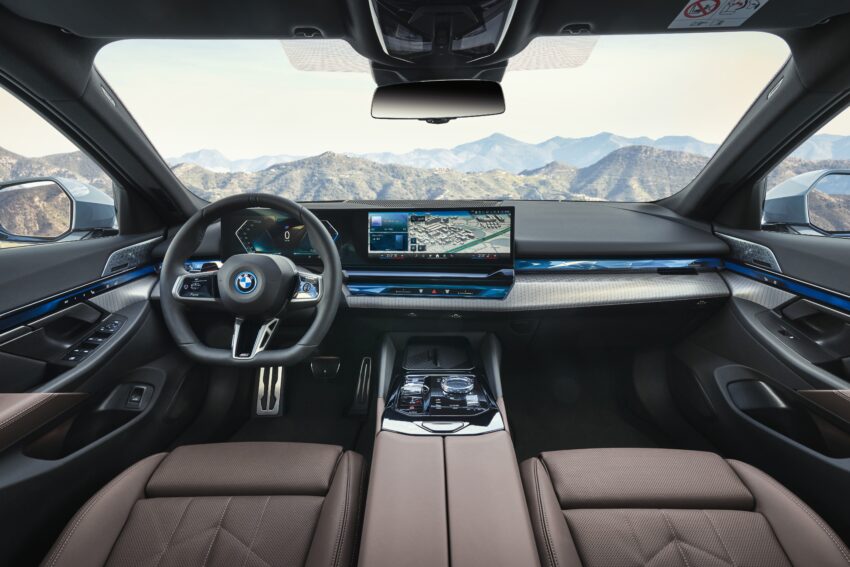 2024 G60/G60E BMW 5 系列大改款全球首发, 包含 i5 纯电动版本, 全新外观与内装设计, 车身尺码更大, iDrive 8.5系统 220733