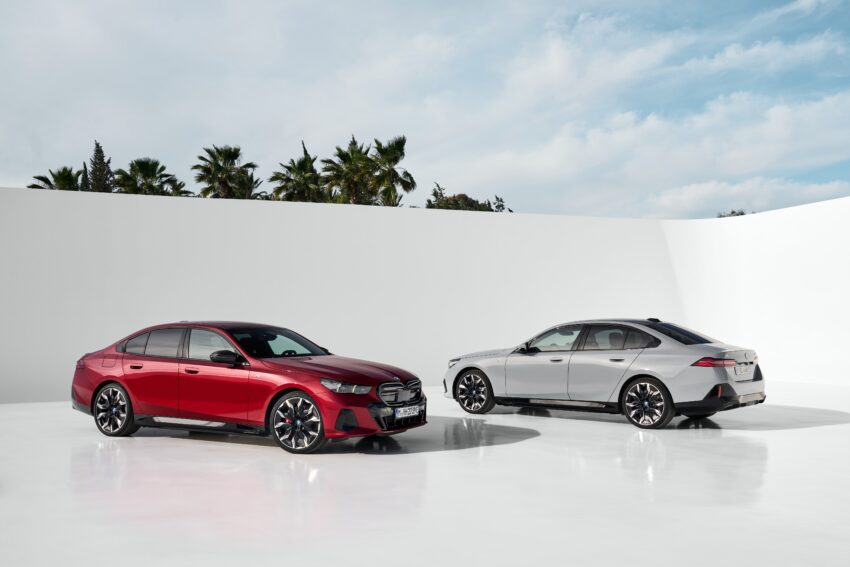 2024 G60/G60E BMW 5 系列大改款全球首发, 包含 i5 纯电动版本, 全新外观与内装设计, 车身尺码更大, iDrive 8.5系统 220516