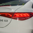 Mercedes-AMG EQE53 4Matic+ 纯电跑房本地上市, 3.3秒破百, 极速240km/h, 续航里程可达527公里, 本地要价65万