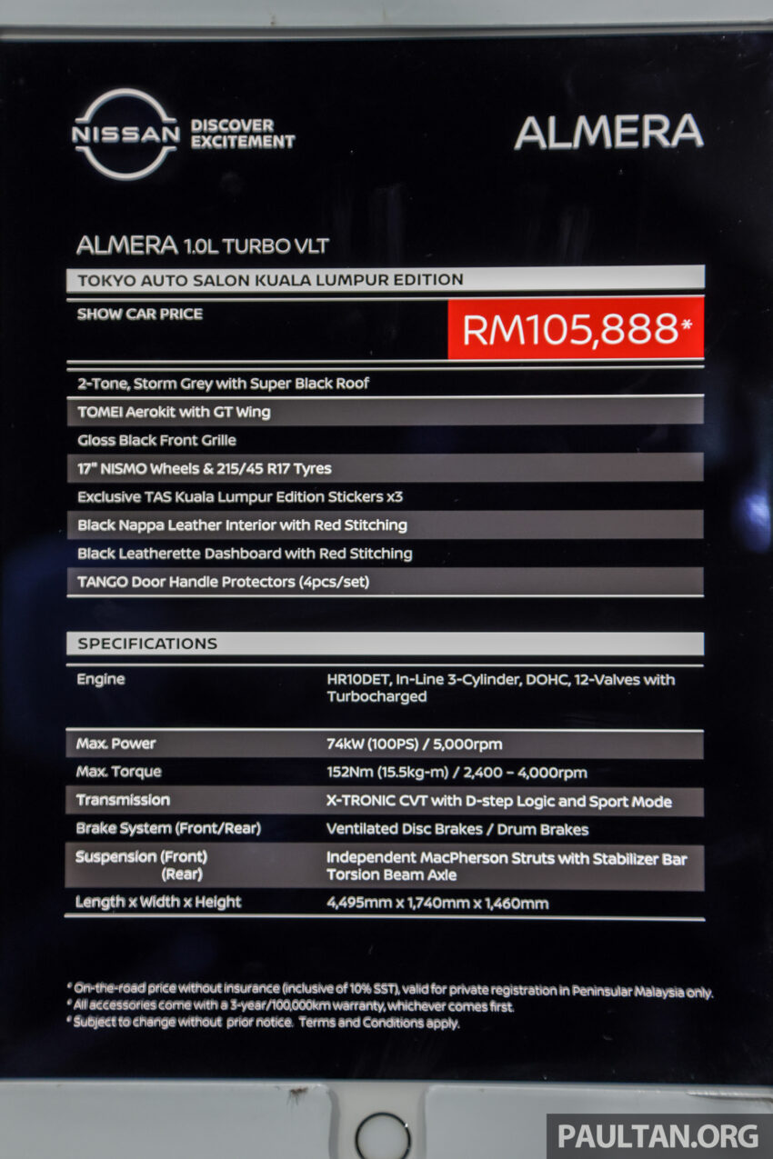 Nissan Almera, Leaf, Serena 与 X-Trail 吉隆坡东京改装车展限量款亮相, 每款只限一辆, 明码实价开放对外界销售 222416