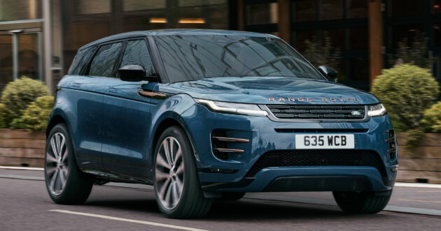 2024 Range Rover Evoque 小改款面世, PHEV+曲面荧幕