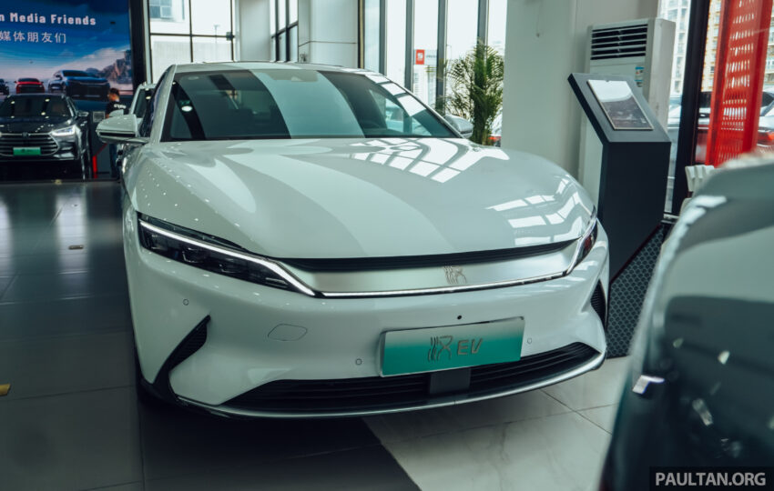 图集：比亚迪汉 BYD Han 实拍！Tesla Model 3 的挑战者 222879