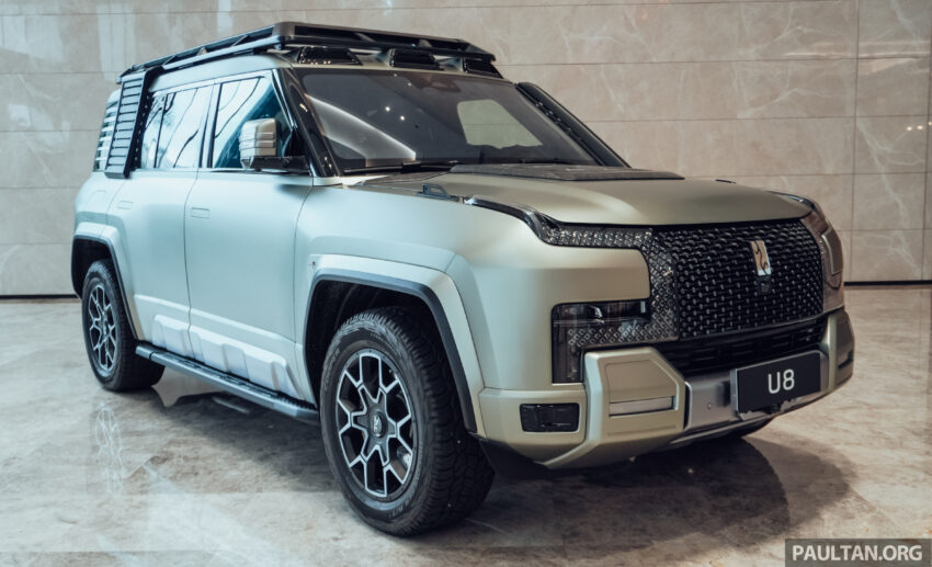 图集：仰望 Yangwang U8 实拍！比亚迪子品牌纯电动豪华SUV，1,304 PS/1,680 Nm 惊人动力！预售110万元人民币 222756