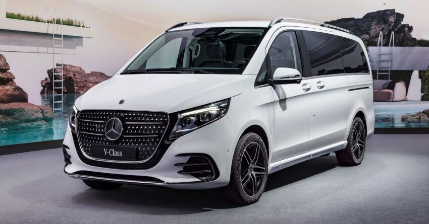 2024 Mercedes-Benz V-Class, V-Class Marco Polo, EQV, Vito 与 eVito 小改款发布, 外型小改+配备升级 228390