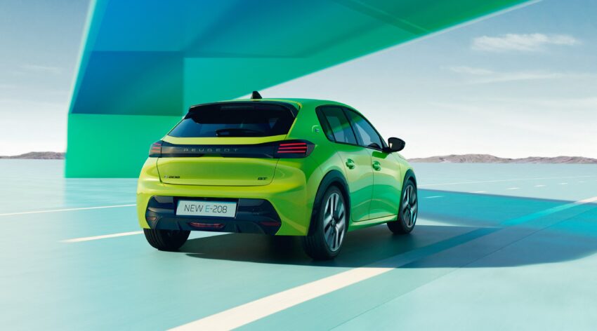 2024 Peugeot 208 小改款面世, 外型更立体更富运动感, 纯电版 e-208 续航里程提升至400公里, 依旧有1.2T引擎可选 226164