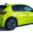 2024 Peugeot 208 小改款面世, 外型更立体更富运动感, 纯电版 e-208 续航里程提升至400公里, 依旧有1.2T引擎可选