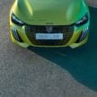 2024 Peugeot 208 小改款面世, 外型更立体更富运动感, 纯电版 e-208 续航里程提升至400公里, 依旧有1.2T引擎可选