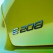 2024 Peugeot 208 小改款面世, 外型更立体更富运动感, 纯电版 e-208 续航里程提升至400公里, 依旧有1.2T引擎可选