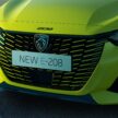 2024 Peugeot 208 小改款面世, 外型更立体更富运动感, 纯电版 e-208 续航里程提升至400公里, 依旧有1.2T引擎可选