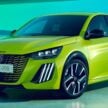 2024 Peugeot 208 小改款面世, 外型更立体更富运动感, 纯电版 e-208 续航里程提升至400公里, 依旧有1.2T引擎可选