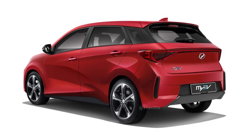 Perodua MyEV 渲染图！本地设计师 Theophilus Chin 基于 EM-O EV 概念车绘制而成，下一代电动 Myvi 长这样？ 225485