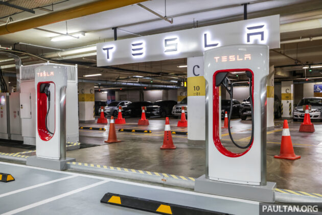 Tesla 本地超级充电站数量将增加至12个, 森美兰州Pedas南北大道私营休息站将有大型EV综合性超级充电站