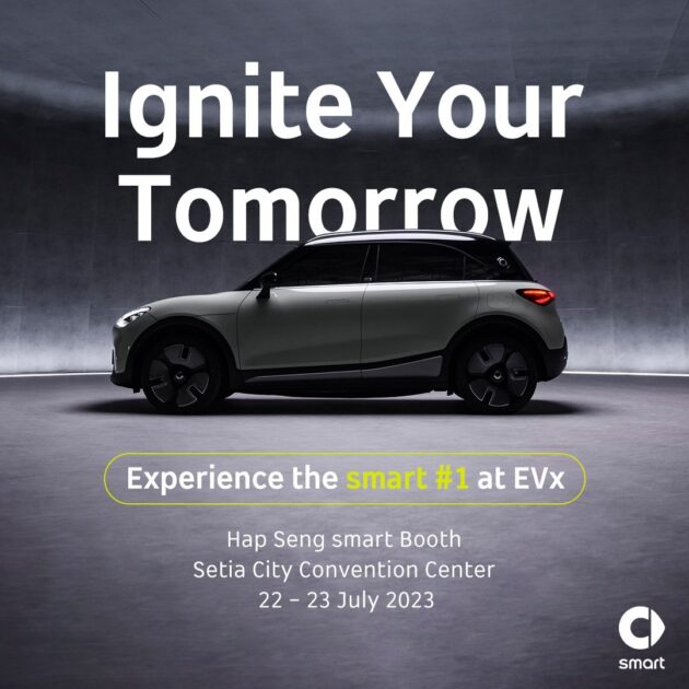 smart #1 EV 确认本月22-23日大马电动车展销会首发亮相