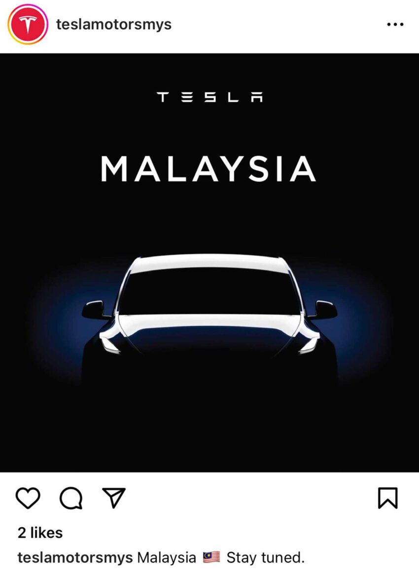 发布在即？Tesla Malaysia 开通网络社媒 Instagram 账户 225420