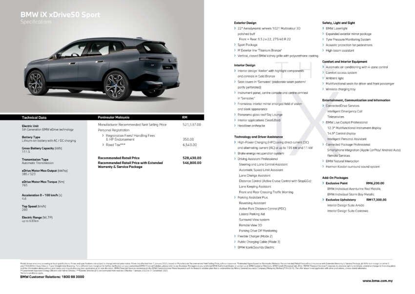 2023 BMW iX M60 高性能纯电SUV登陆大马, 从61.2万起 228894