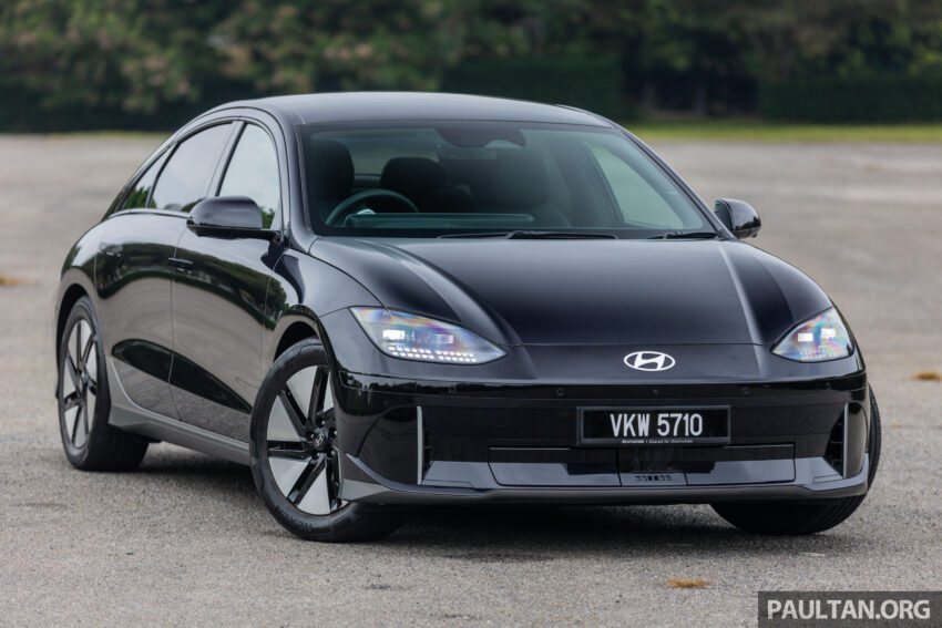 2023 Hyundai Ioniq 6 Max RWD 后驱增程版实拍, 614公里续航, 7.4秒破百, 18分钟即可充电至80%, 售价从29万起 231144