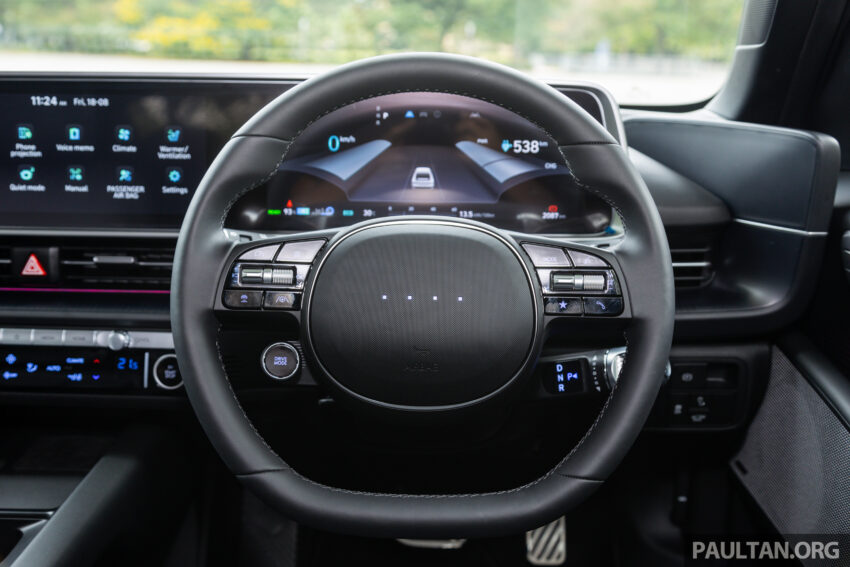 2023 Hyundai Ioniq 6 Max RWD 后驱增程版实拍, 614公里续航, 7.4秒破百, 18分钟即可充电至80%, 售价从29万起 231198