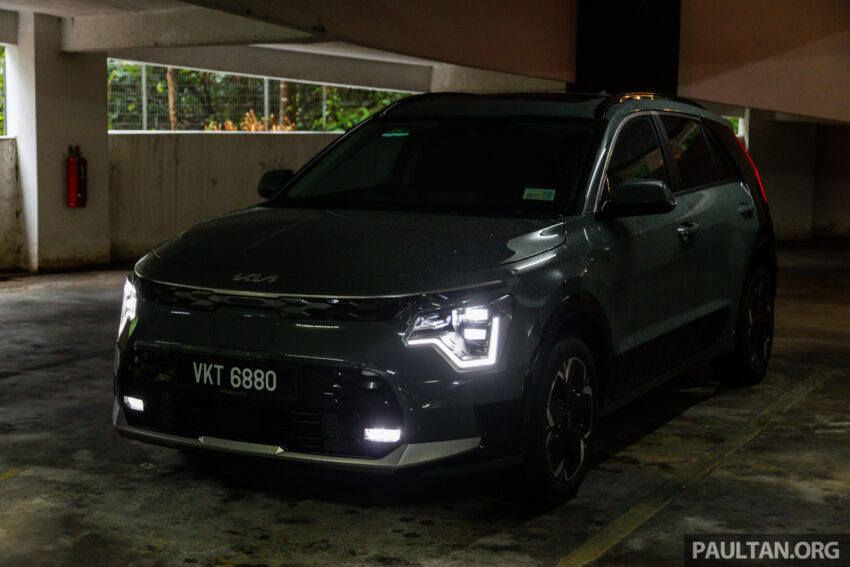 2023 Kia Niro EV 新车实拍, 续航460公里, 本地要价25.7万 231024